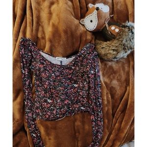 Floral long sleeve shirt